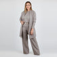 ⏳Tijdelijke aanbieding⏰Elegante 3-delige set bestaande uit een lang vest, top en broek💞