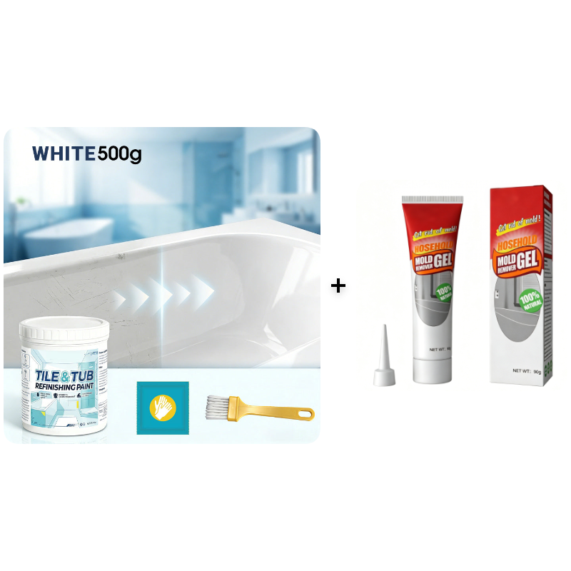 🛁 Stop met dure badkamerrenovaties! Dé verfset voor tegels en badkuipen – krasvast, waterdicht en veilig voor het gezin. Verbergt vlekken en oneffenheden moeiteloos.
