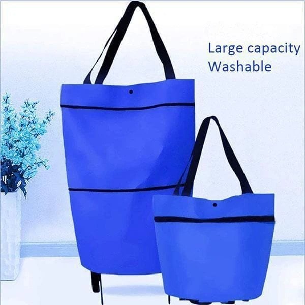 🔥 2-in-1 opvouwbare boodschappentas