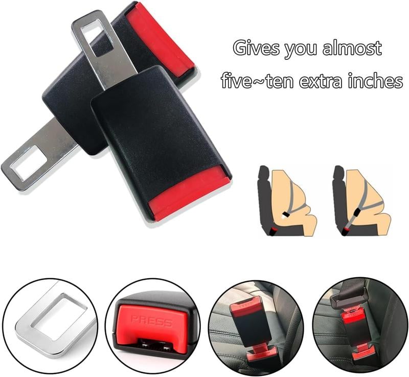 🚗🎯 Verlengstuk voor autogordelsluiting Gordelclips🎁