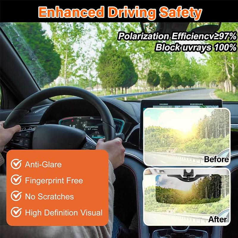 🚗☀️Zomeraanbieding 50% KORTING🔥Anti-reflectie vizier voor rijden tegen verblind