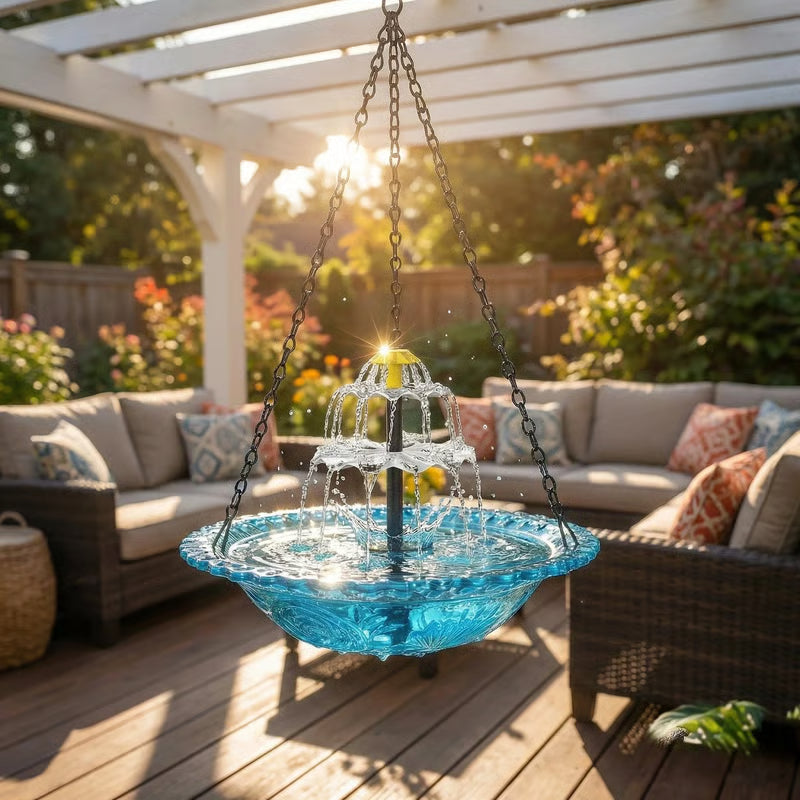 🐦 Cascade Vogelbad-Fontein op Zonne-energie | Breng je tuin tot leven (Nu 50% Korting)