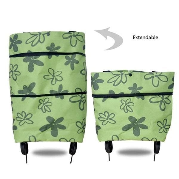 🔥 2-in-1 opvouwbare boodschappentas