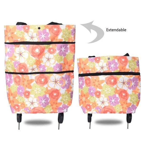 🔥 2-in-1 opvouwbare boodschappentas