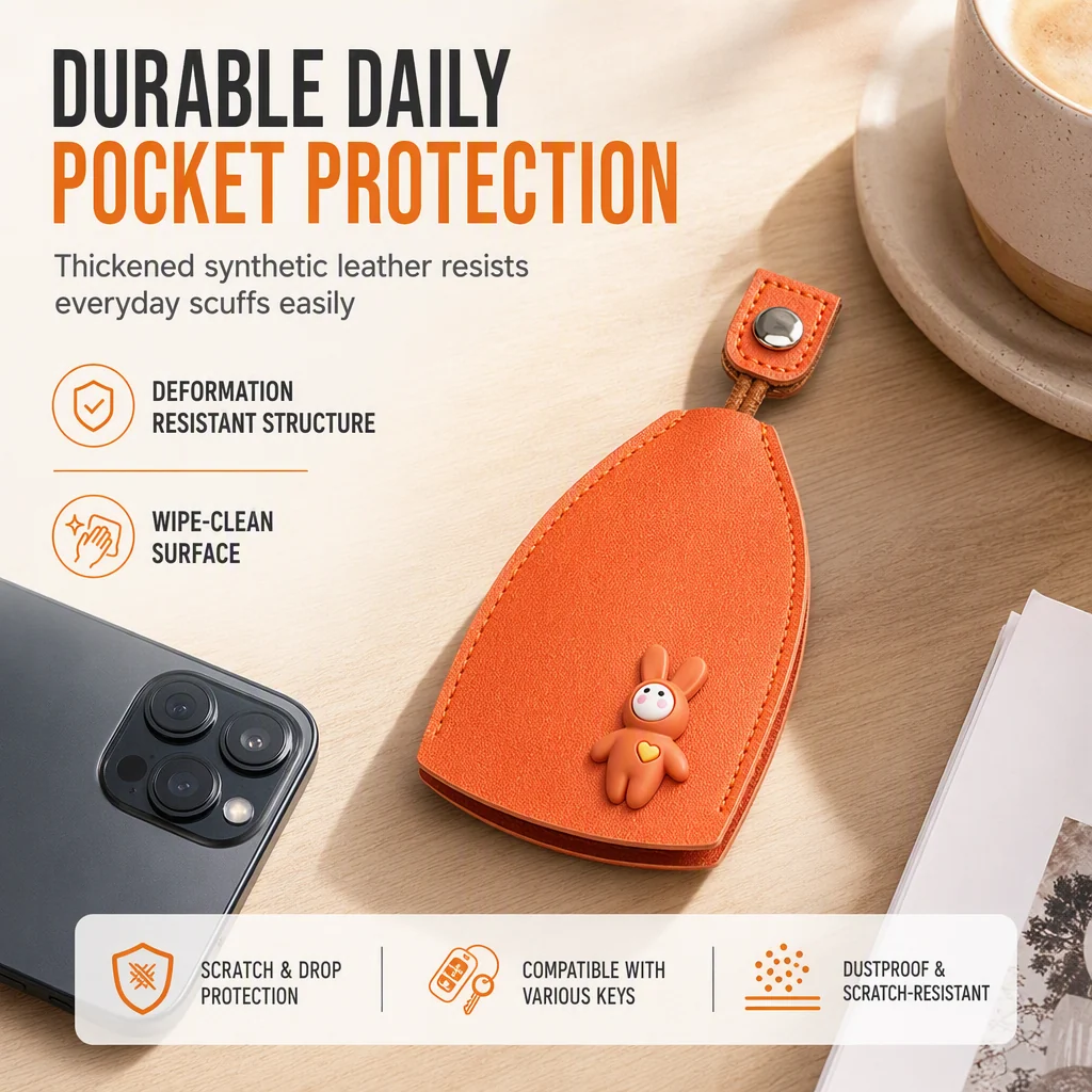 🔑 🐰 Konijnen-sleutelhanger — Schattig opbergertje, perfect cadeau ✨