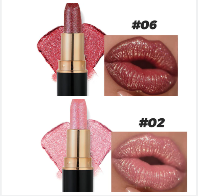 ⏳Beperkte tijd 50% korting!💥 Vandaag's Special--Koop 1 en krijg 1 gratis💋Waterbestendige en hydraterende glitterlippenstift