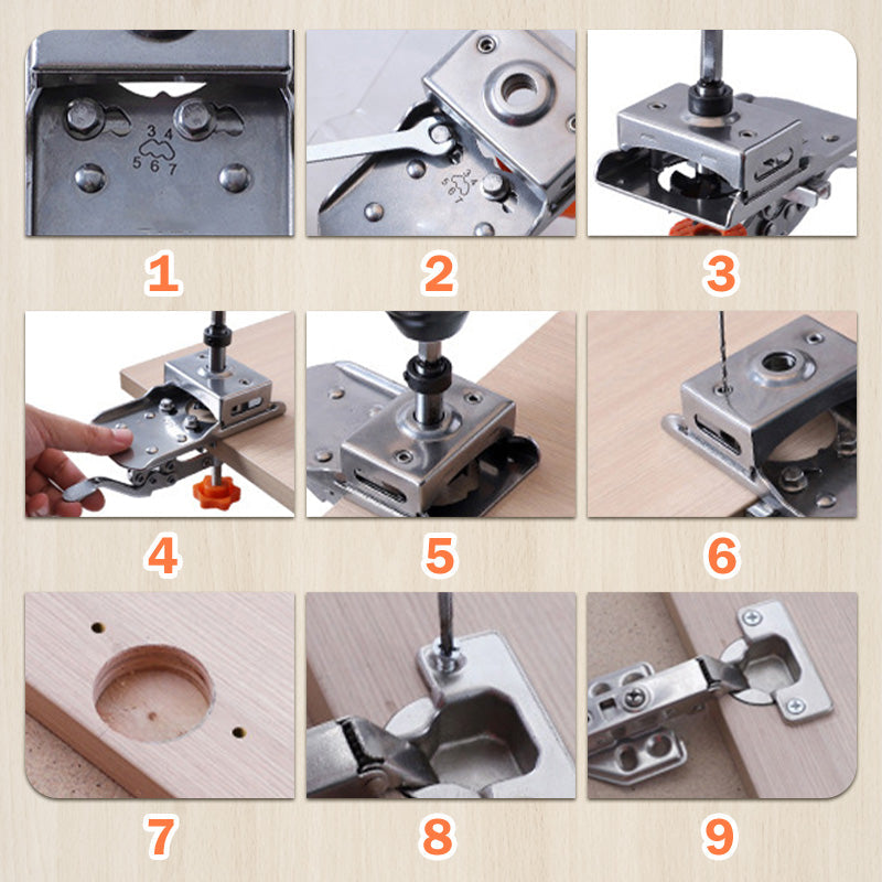 🔩 35 mm scharnierboorlocator – Precisieklemontwerp 🛠️