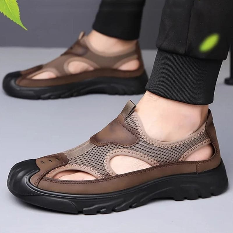 Nieuwe producten in 2024🍃Mesh holle lichtgewicht zachte zool sandalen