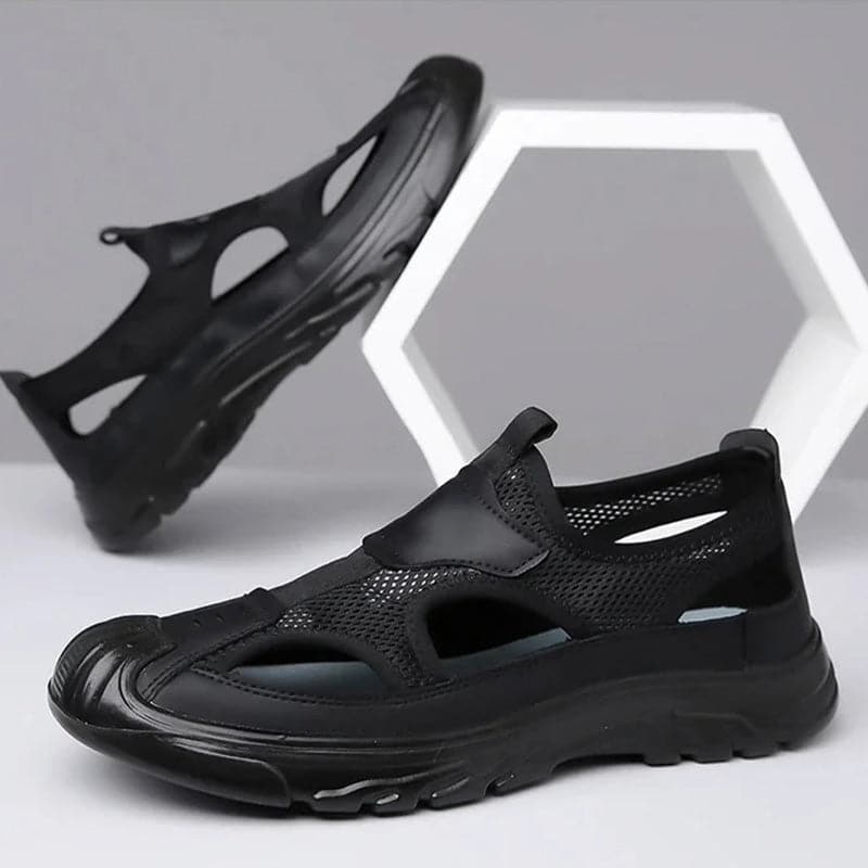 Nieuwe producten in 2024🍃Mesh holle lichtgewicht zachte zool sandalen