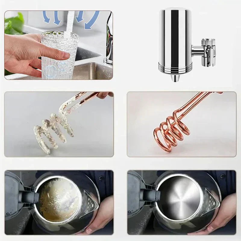 🎁Uitverkoop 50% UIT🔥 Installatievrije roestvrijstalen waterzuiveraar voor huishoudelijke kranen