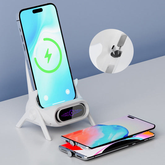 🎁Multifunctionele draadloze snellader met telefoonstandaard