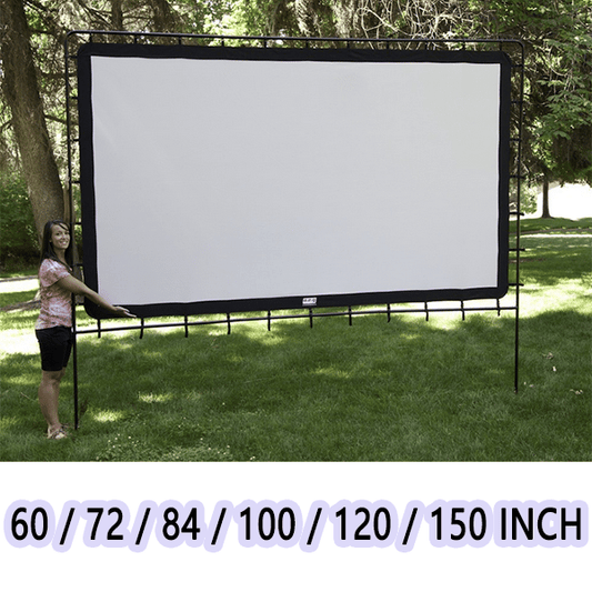 🎬 50% KORTING – Gigantisch Draagbaar Buitenbioscoop Scherm 🌟 4K HD & Verstelbare Standaard!