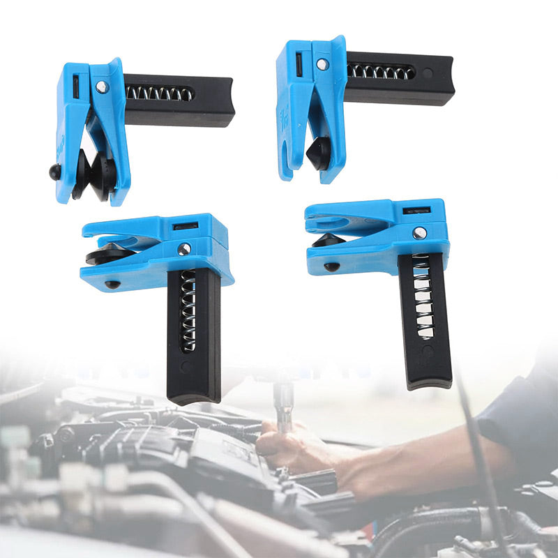 🛠 Remvloeistofleiding-plugset – 4 maten, lekpreventie en compacte koffer – voor auto-onderhoud 🔩