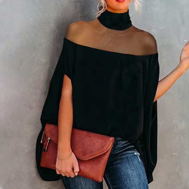 💥HETE UITVERKOOP 55% KORTING👚 Damesjurken met vleermuismouwen