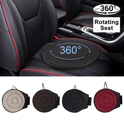 360° Draaibaar Zitkussen - Memory Foam Draaischijf voor Auto & Kantoor 40cm