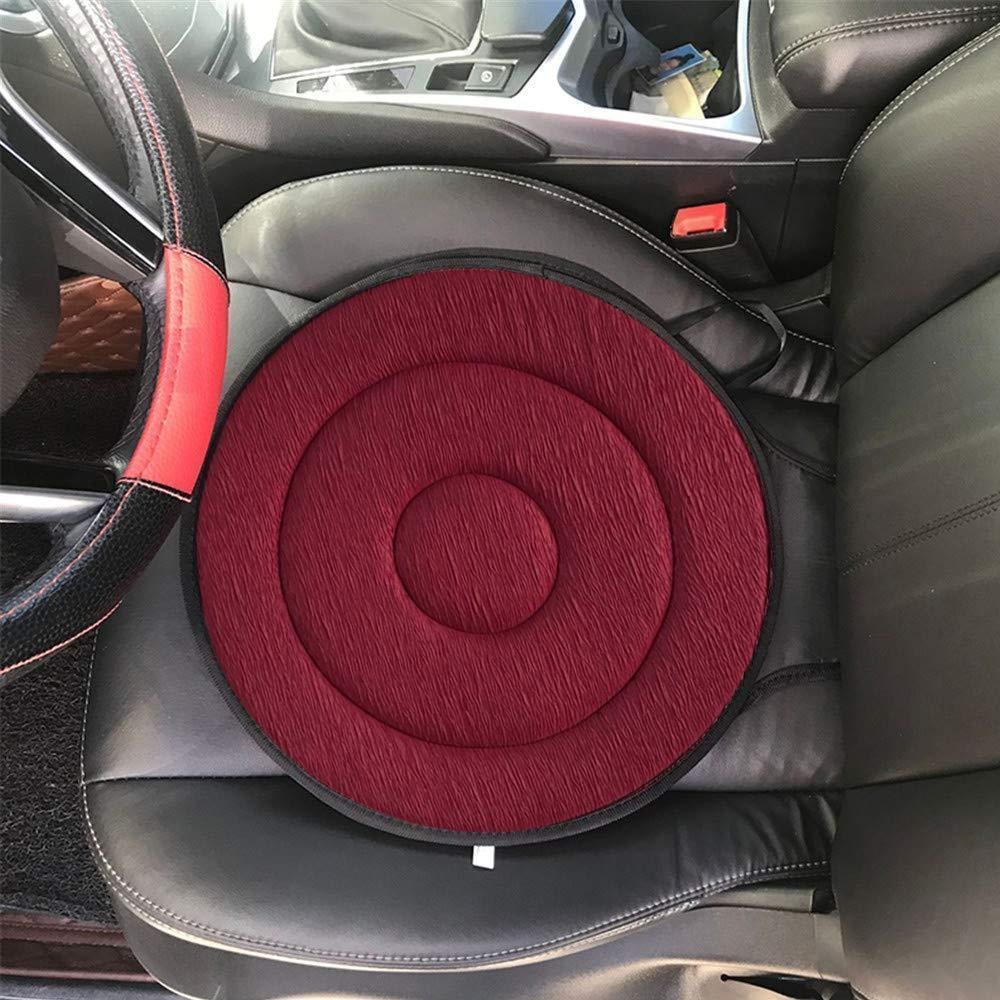 360° Draaibaar Zitkussen - Memory Foam Draaischijf voor Auto & Kantoor 40cm