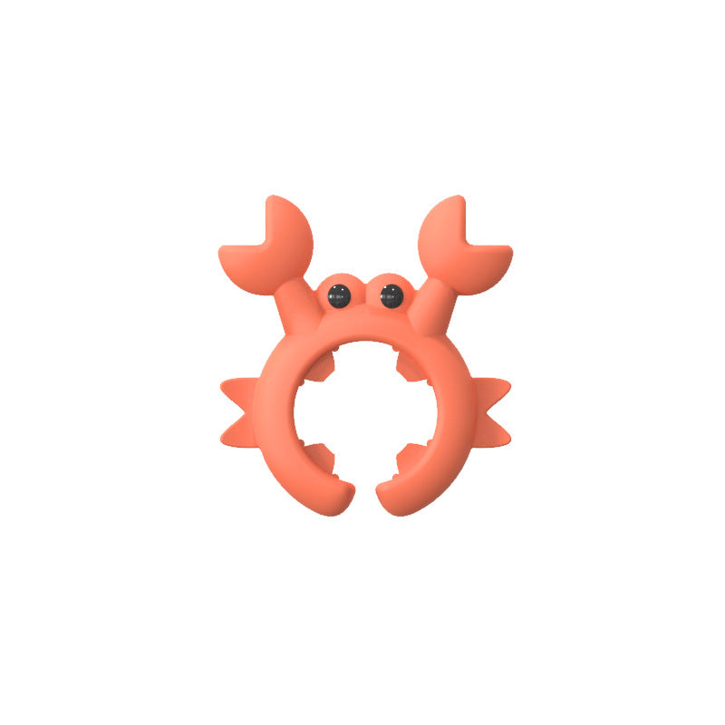 🦀Krabbenbestekhouder — met één hand te gebruiken, spatbestendig en hittebestendig. Zo blijft je keuken netjes — haal hem nu snel in huis! ✅