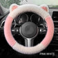 🎅 Antislip Zachte Kattenoren Pluche Stuurwielhoes