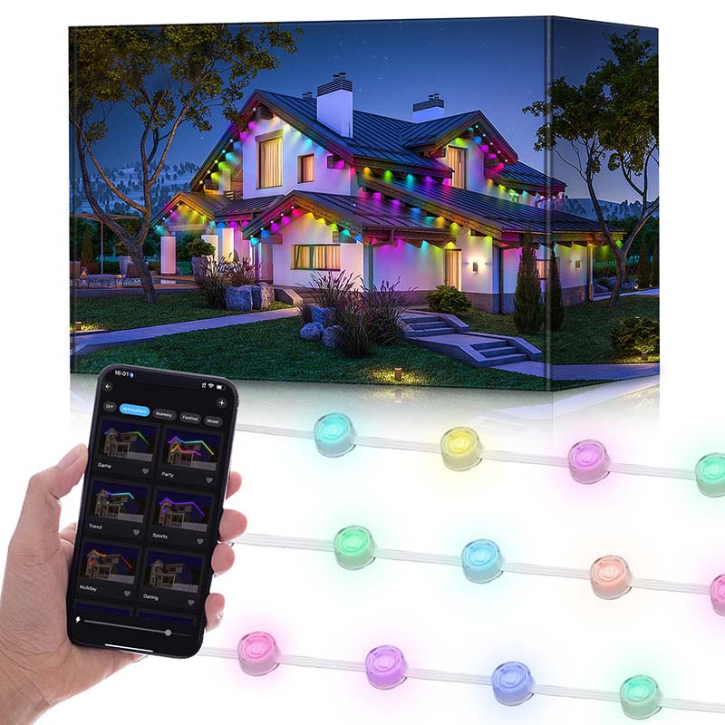 🌈💡 50% KORTING! Nooit meer saaie buitenverlichting! Deze slimme RGB-lichtslingers met app, 16 miljoen kleuren & IP67 – bedien via stem, timer of telefoon. Voor dakrand, hek & tuin!