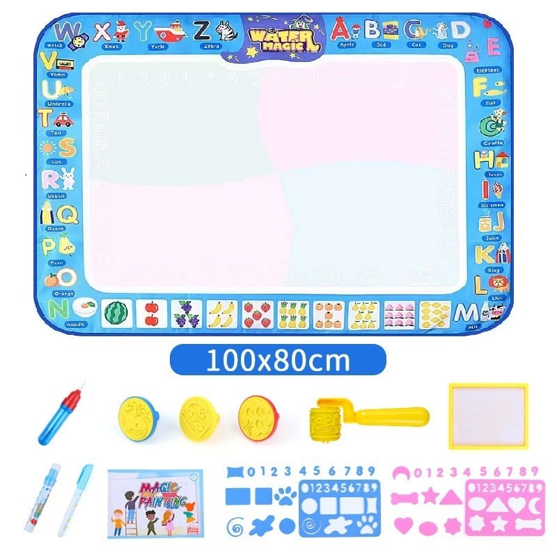 🔥Laatste Dag Aanbieding 50% KORTING🎁Water Tekenmat, Aqua Schilder- en Tekenmat Zonder Geknoei – Leerzaam Speelgoed voor Kinderen
