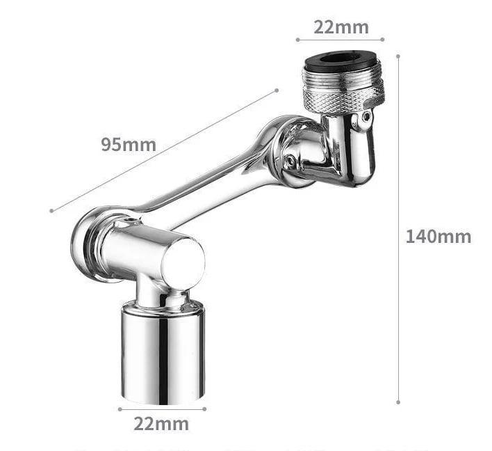 Multifunctioneel Universeel Spatwaterdicht Schuimend Spatfilter Uitbreiding Tapkraan
