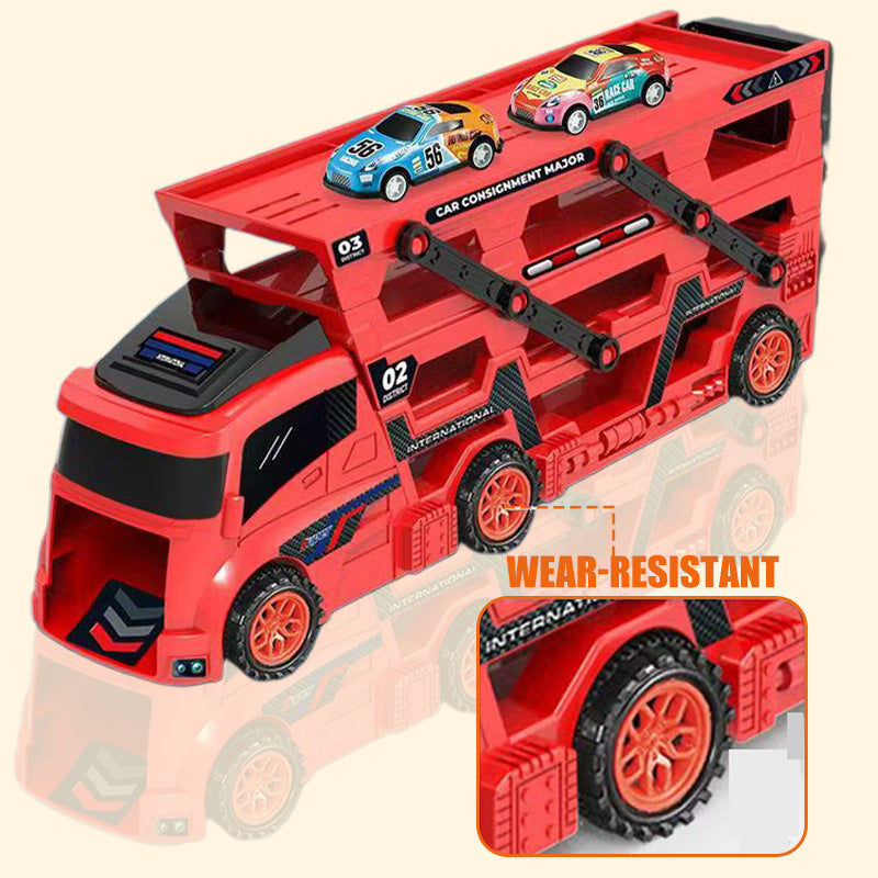 🚚 Autotransporter met racebaan en lanceerder