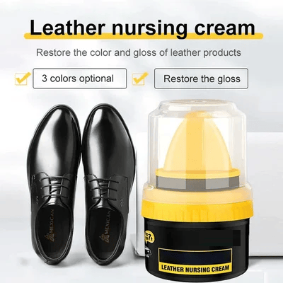 🔥Leder Reparatie Crème & Schoenpoets – Professioneel Kleurherstel, Sneldrogend & Veelzijdig
