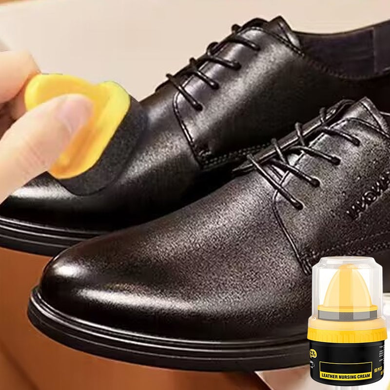 🔥Leder Reparatie Crème & Schoenpoets – Professioneel Kleurherstel, Sneldrogend & Veelzijdig