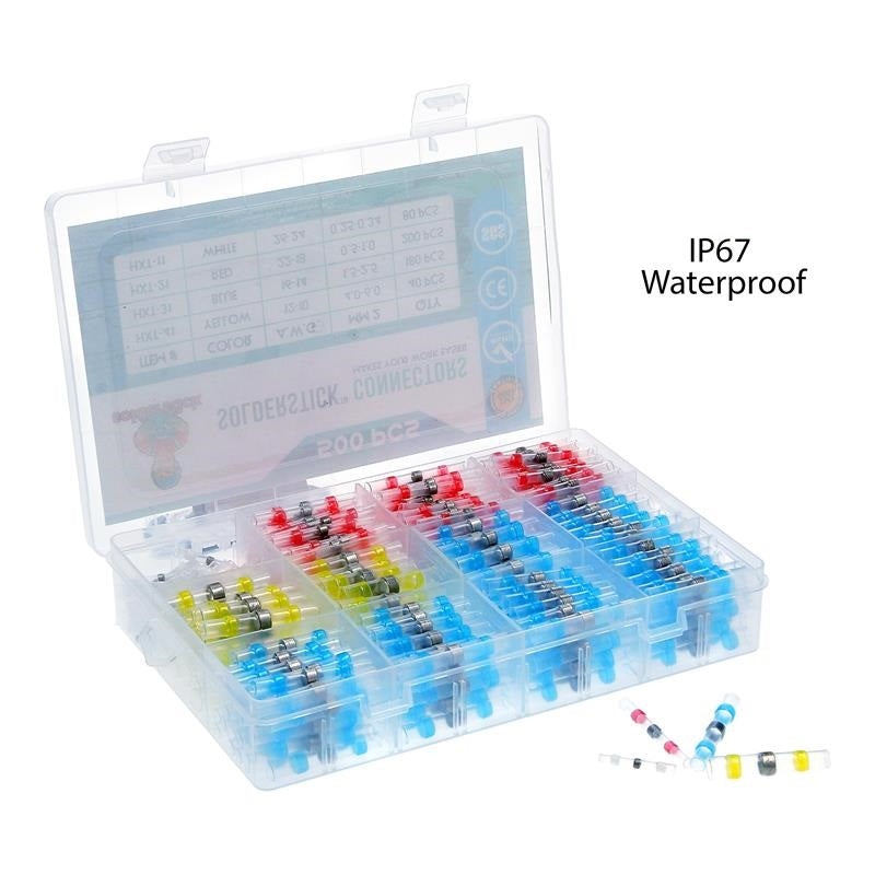 🔌 Waterdichte Soldeer Connectoren Set (IP67) | Draden Verbinden Zonder Soldeerbout