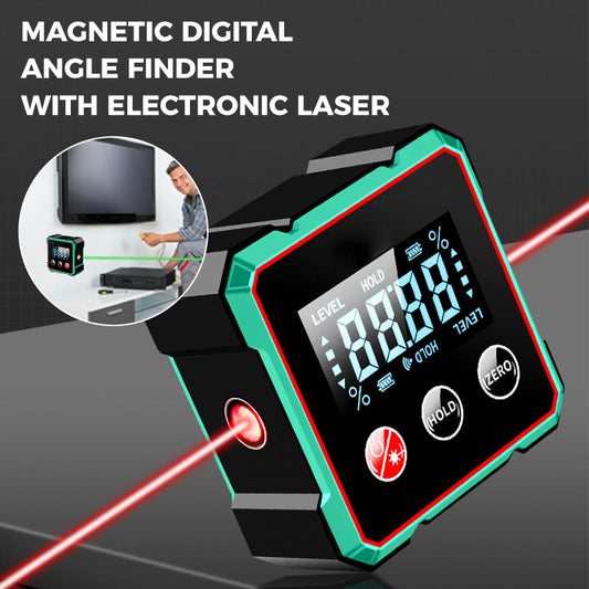 ⏳Beperkte tijd 50% korting💥Magnetische digitale hoekzoeker met elektronische laser