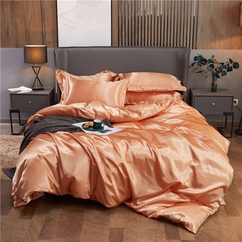 🛏️ Luxe beddengoedset van 4-delig uit pure moerbeizijde