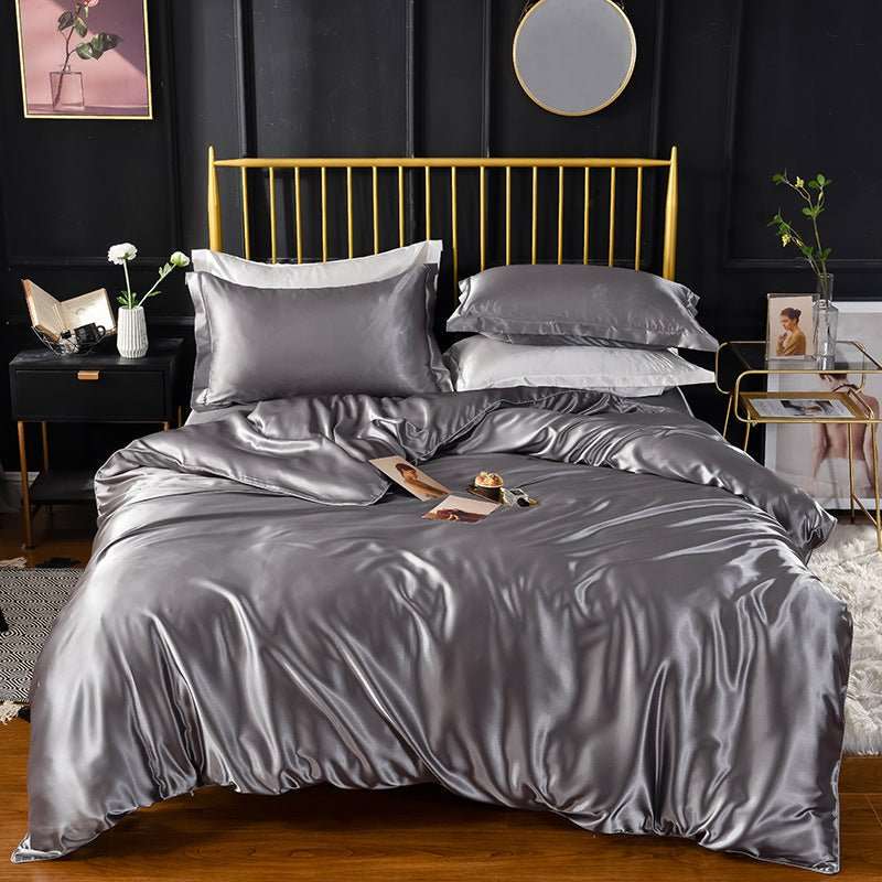 🛏️ Luxe beddengoedset van 4-delig uit pure moerbeizijde