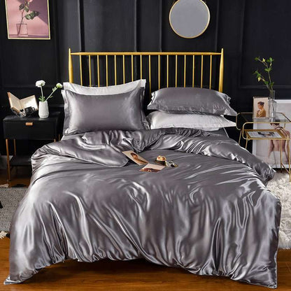 🛏️ Luxe beddengoedset van 4-delig uit pure moerbeizijde
