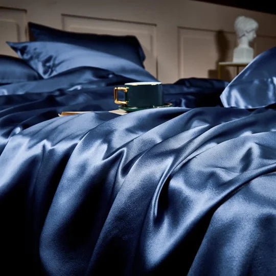 🛏️ Luxe beddengoedset van 4-delig uit pure moerbeizijde