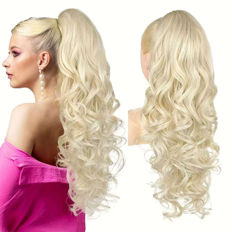 💜Tijdelijke promotie 50% OFF💜Clip-on golvende paardenstaart verlenging