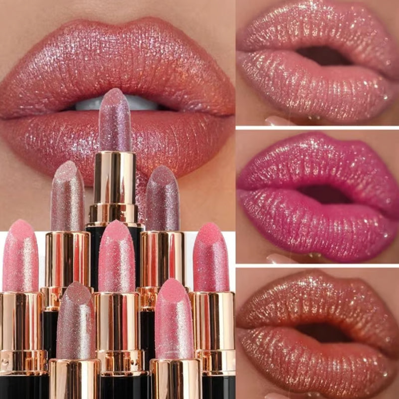 ⏳Beperkte tijd 50% korting!💥 Vandaag's Special--Koop 1 en krijg 1 gratis💋Waterbestendige en hydraterende glitterlippenstift