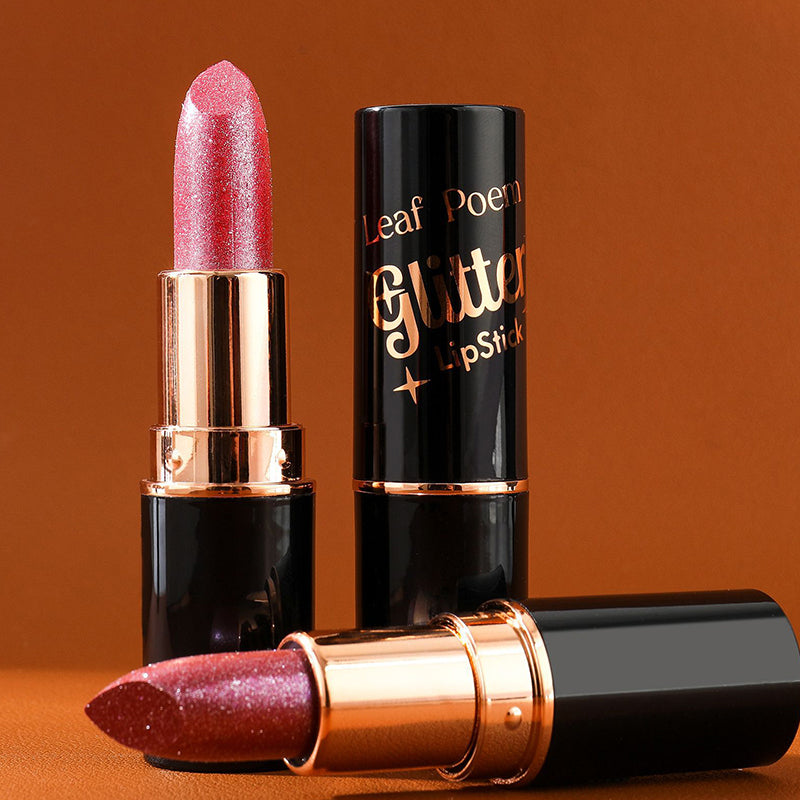 ⏳Beperkte tijd 50% korting!💥 Vandaag's Special--Koop 1 en krijg 1 gratis💋Waterbestendige en hydraterende glitterlippenstift