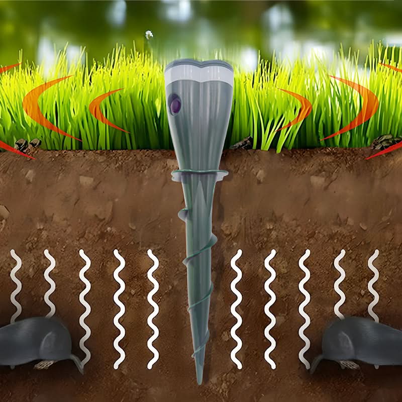 🌸 Zonne-energie Waterdichte Schroef Mollenverjager