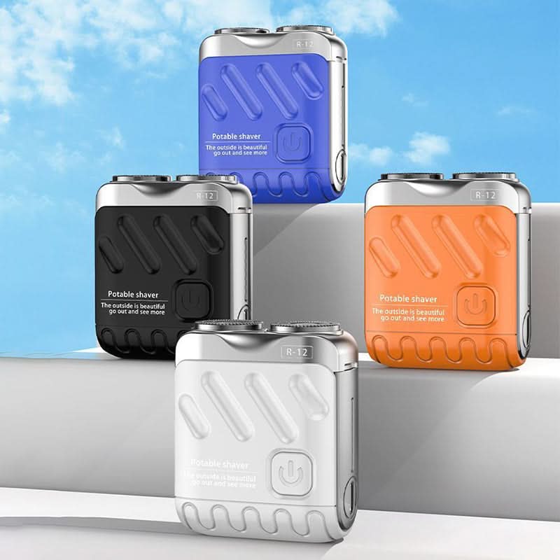 🔥Laatste Dag 50% UIT🔥Draagbaar Mini Roterend Elektrisch Scheerapparaat voor Mannen