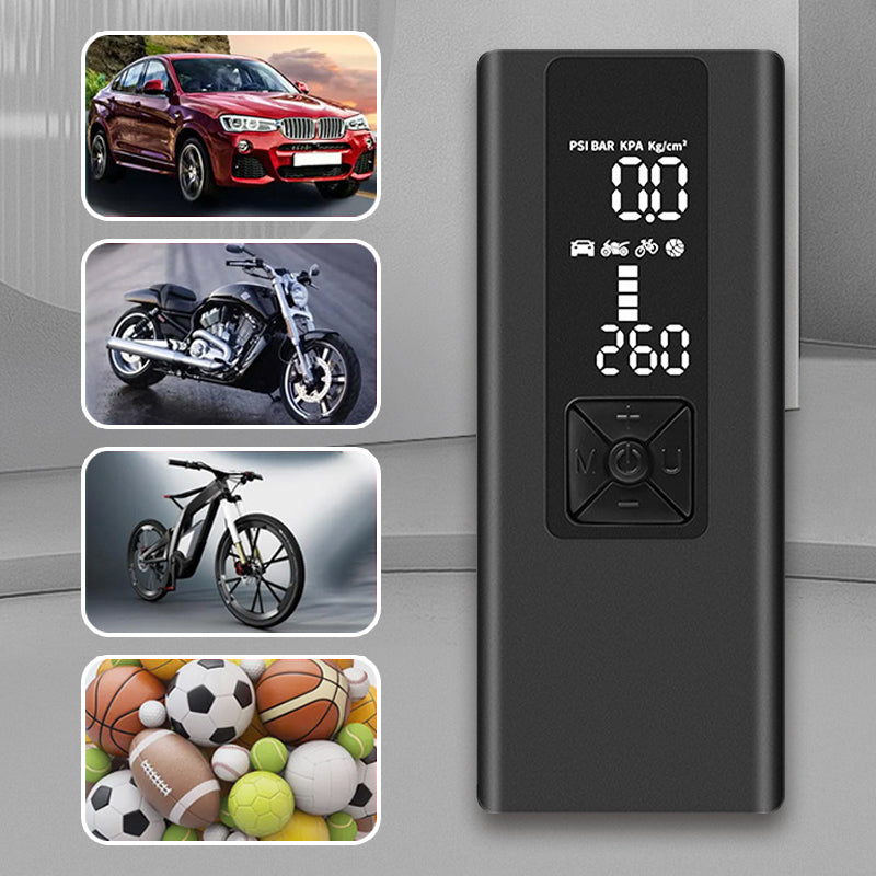 ✨Essential For a Car 🚗Tire Inflator Portable Air Compressor For Car, Motorcycle, Ball🏍️