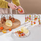 🍢Netherlshop™ Spieshouder voor Airfryer – RVS Grillrek voor Vlees, Groenten, Garnalen & Kippenvleugels