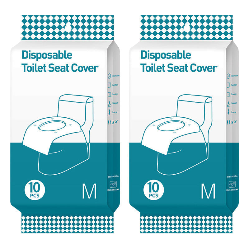 🔥 Tijdelijk halve prijs – Zelfklevende wegwerp-toiletbrilhoezen zonder beschermfolie
