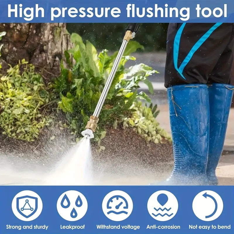 🚿 2e HALVE PRIJS – Hogedruk Waterpistool voor Auto & Tuin | Krachtige Straal, Supersnel Schoon