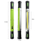 🛠️⚡ Oplaadbare LED-werklamp met haak, 3 standen, twee 2600 mAh-batterijen, meer dan 3 uur brandduur – robuust en draagbaar.