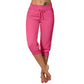 👖50% KORTING! 🔥Cropped joggingbroek met trekkoord in de taille – Zachte polyester, capri-lengte & zijzakken (6 kleuren, S–3XL) 👖🌸
