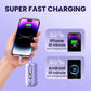 Super Snelle Oplaad Powerbank met Ingebouwde Kabels