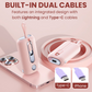 📱Super Fast Charging Power Bank with Built-in Cables✨50 per cent price reduction for a limited time✨