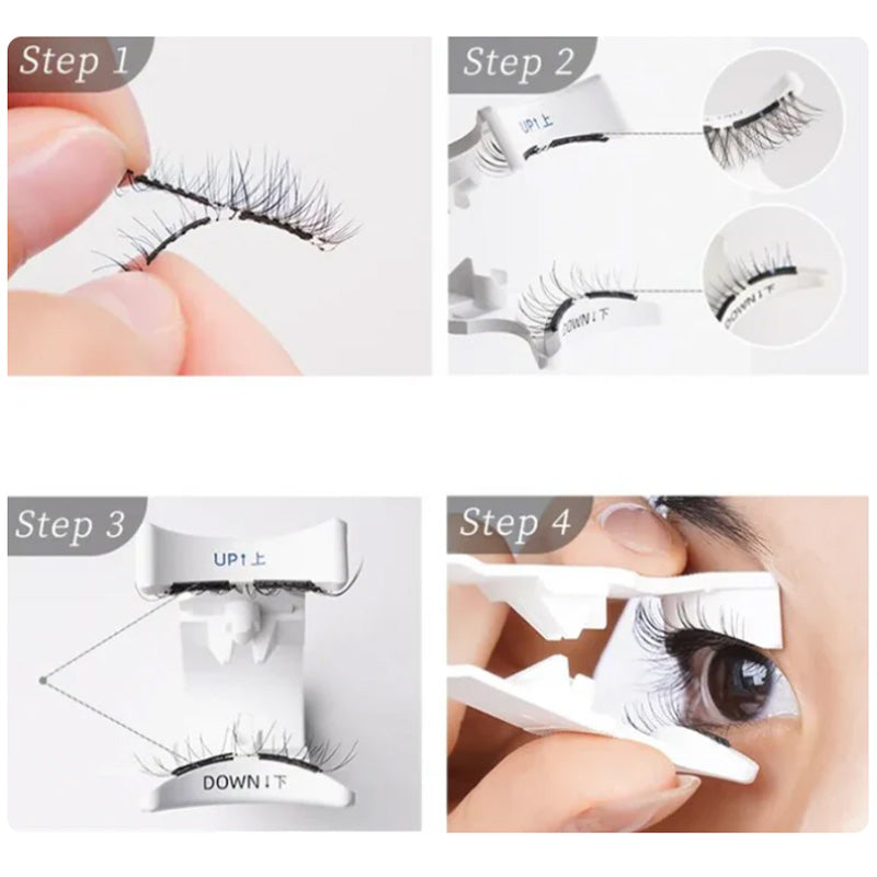 💖Herbruikbare magnetische wimpers met applicator💯