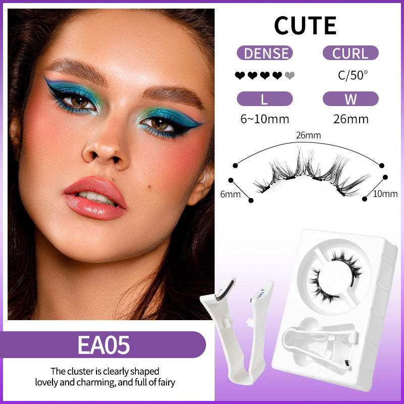 💖Herbruikbare magnetische wimpers met applicator💯