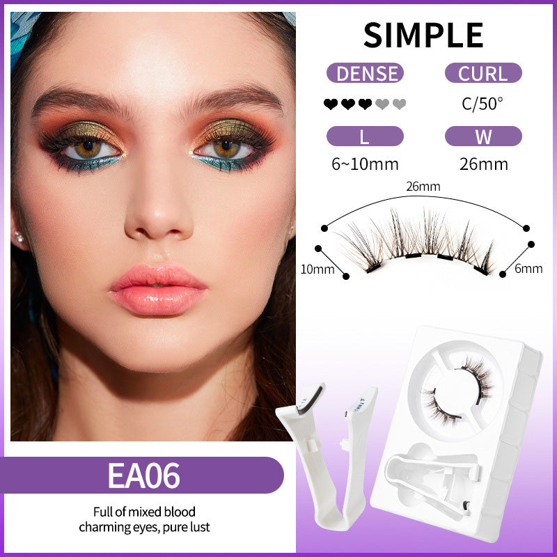 💖Herbruikbare magnetische wimpers met applicator💯